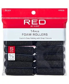 Red By Kiss 14pcs Foam Rollers 5/8" Small