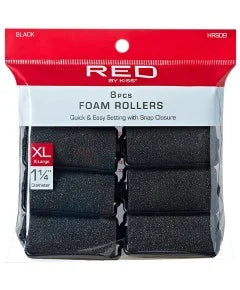 Red By Kiss 8Pcs Foam Rollers 1'1/4" X-Large