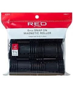 Red By Kiss 6Pcs Snap On Magnetic Roller