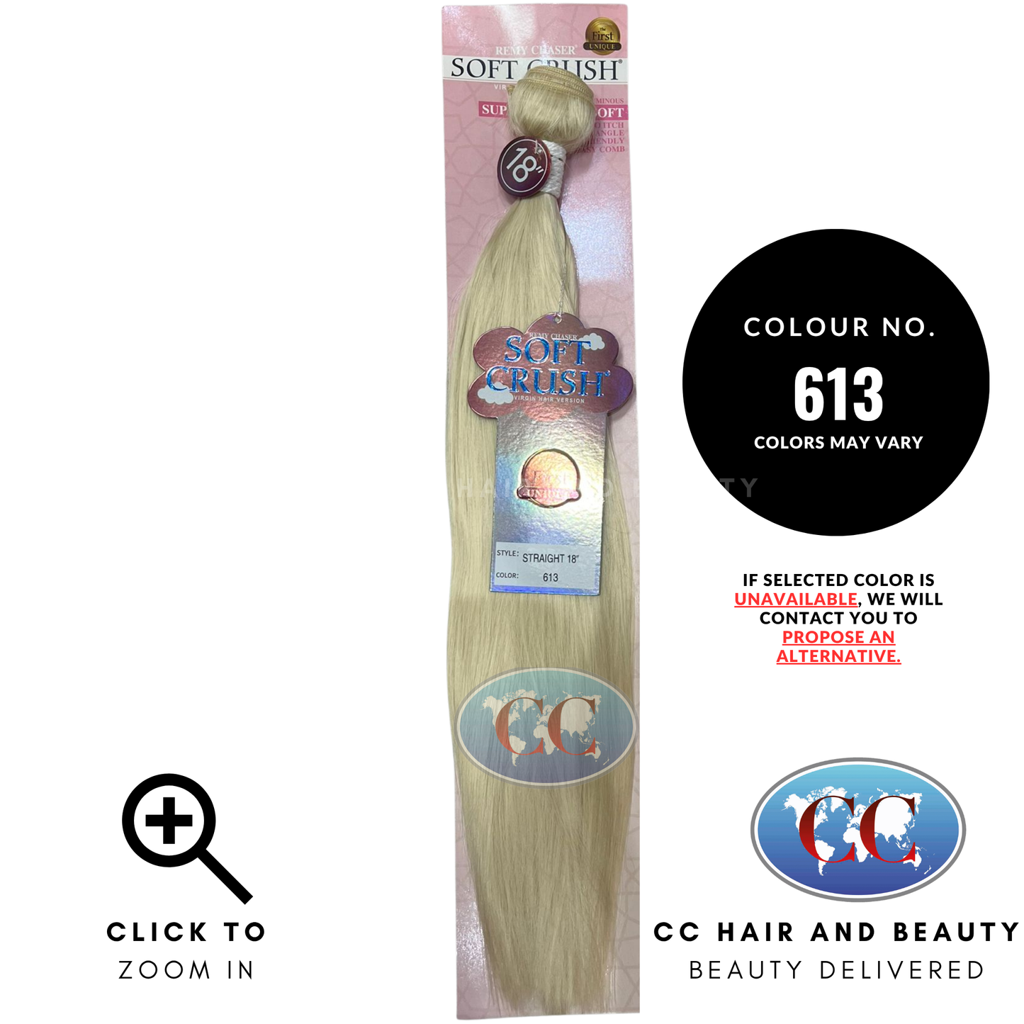 Remy Chaser  Soft Crush  Straight Weave 18"-613