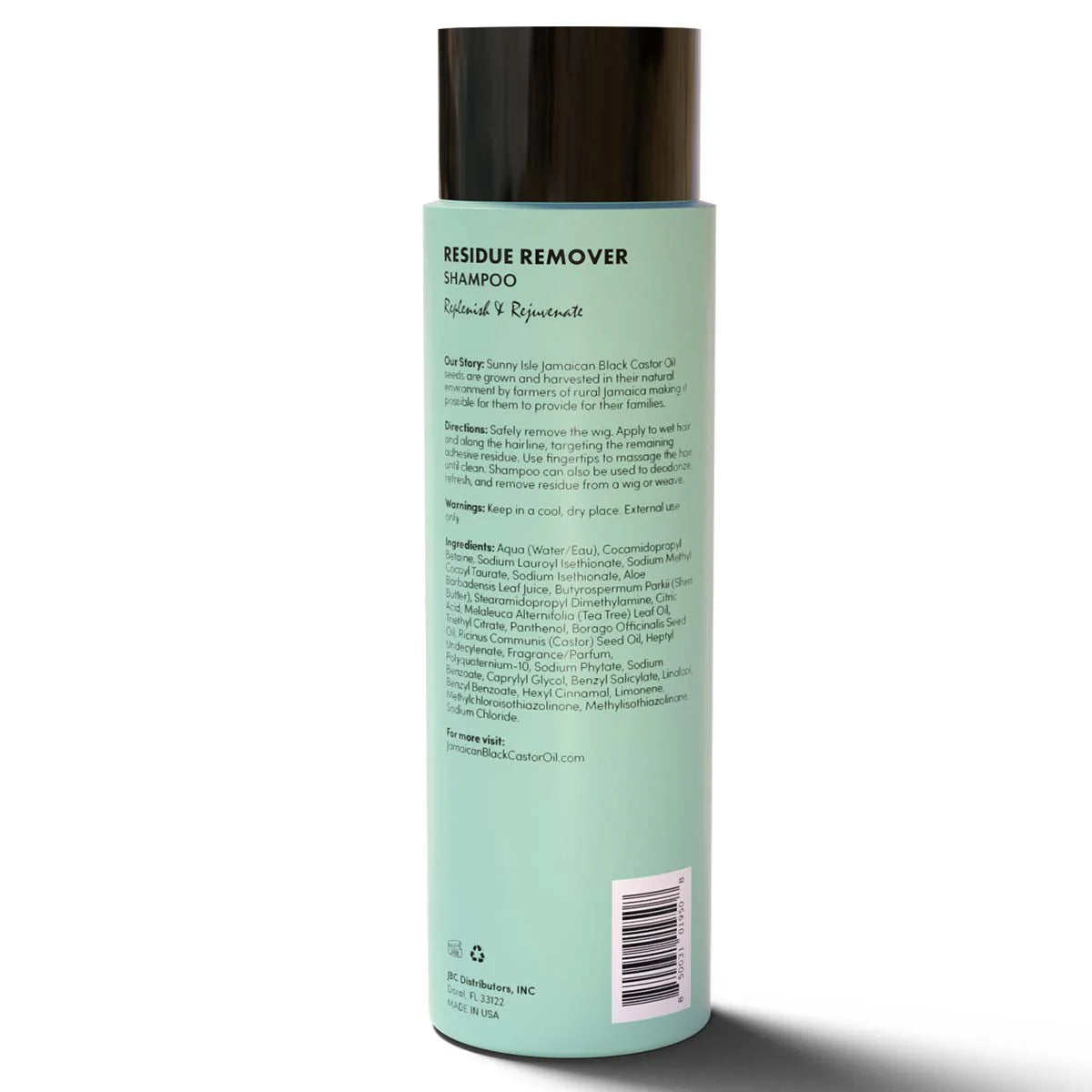 Sunny Isle Just for Wig, Weave, Braid, Extensions - Residue Remover Shampoo