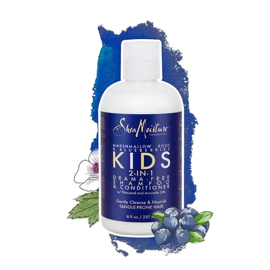 Shea Moisture Marshmallow Root And Blueberries Kids 2 In 1 Shampoo And Conditioner 237ml