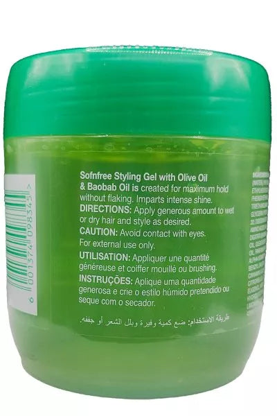 Snf: Olive & Baobab Styling Gel 500ml