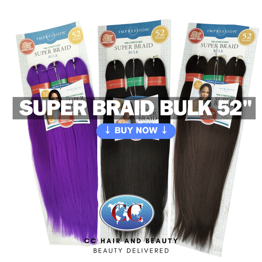 Impression Super Braid Bulk 52" Inches Pre Stretched 3X Value Pack