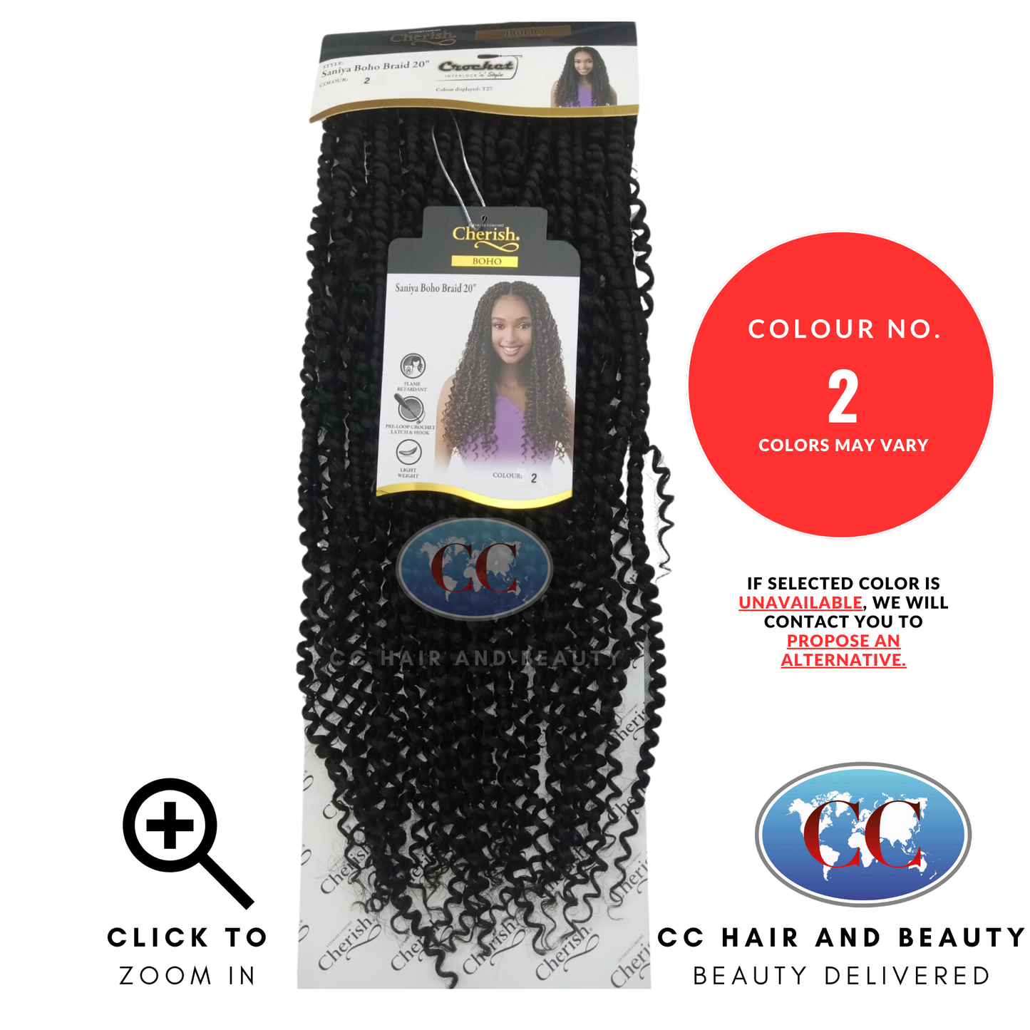 Cherish Boho Saniya Boho  Braid 20"