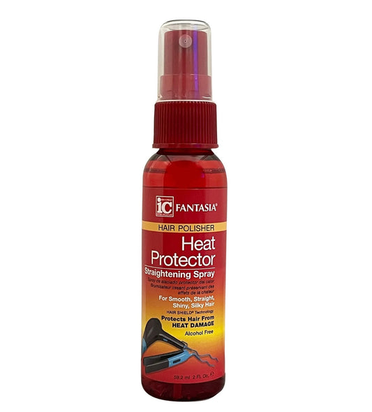 Fantasia Ic Hair Polisher Heat Protector Straightening Spray 2oz