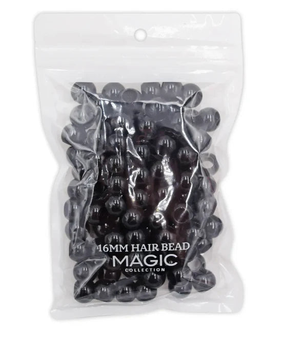 Magic Collection- 16mm ROUND HAIR BEADS