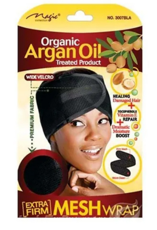 Magic Collection Organic Argan Oil Foam Mesh Wrap Black
