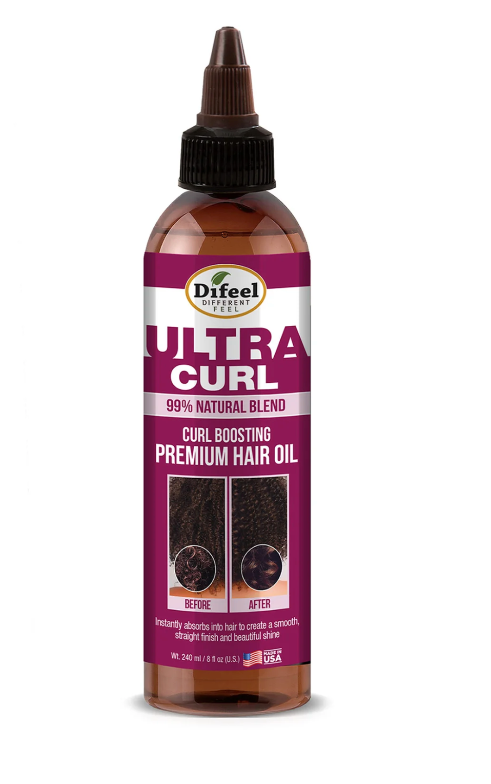 Difeel 99% Natural Ultra Curl Premium Hair Oil – CC Hair And Beauty