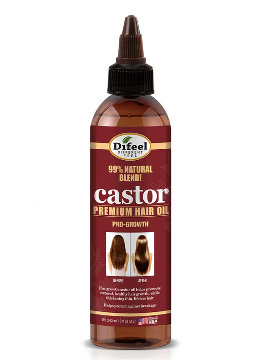 Difeel Castor Pro-growth Hair Oil 8oz