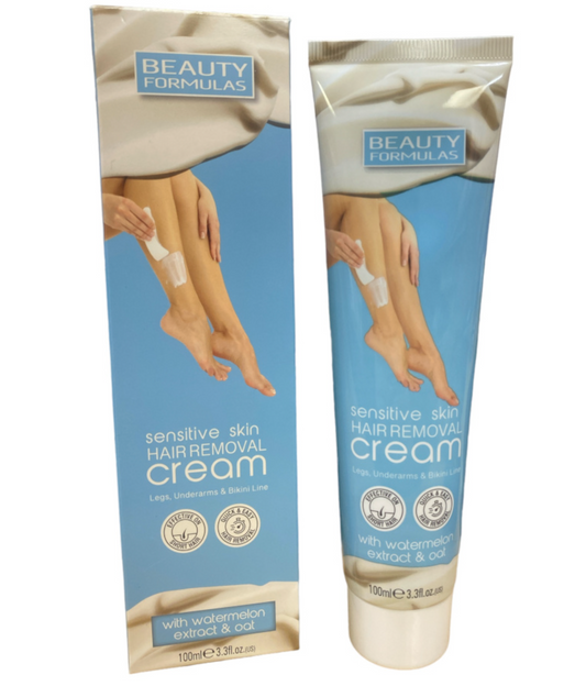 Beauty Formulas Watermelon Extract & Oat Sensitive Skin Hair Removal Cream
