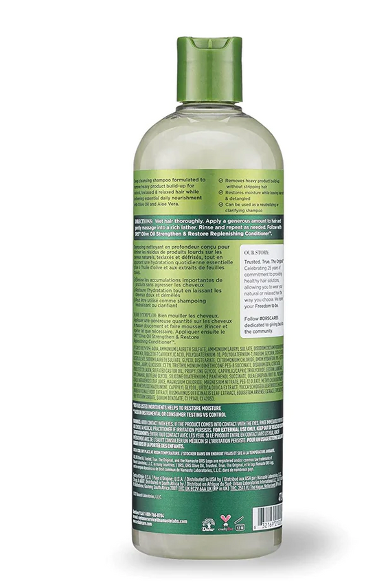 Organic Root Stimulator Olive Oil Deep Cleansing Creamy Aloe Shampoo Infused With Aloe Vera