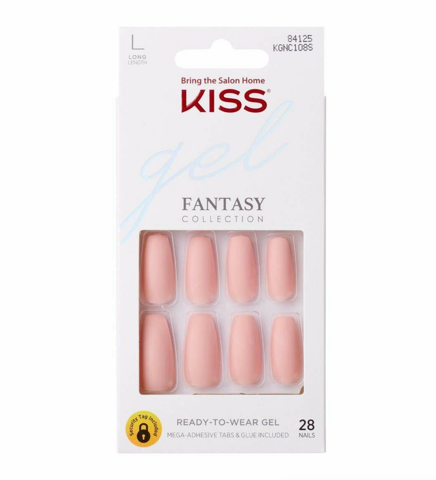 Kiss Gel Fantasy Ready-To-Wear Gel Long Nails