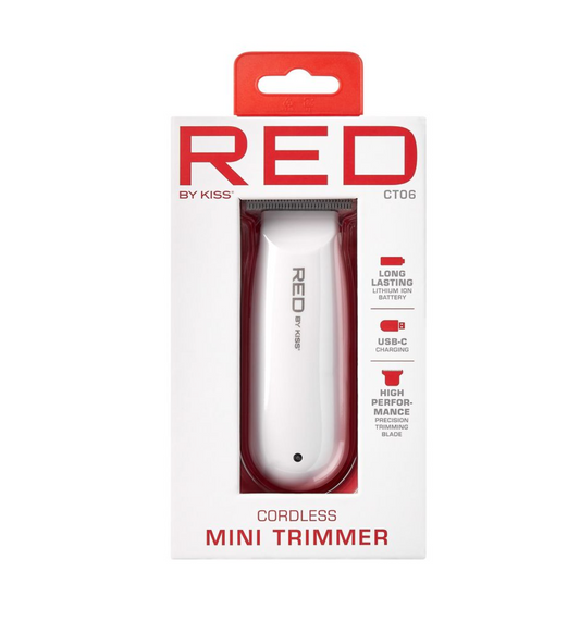 Red By Kiss Cordless Rechargeable Mini Trimmer