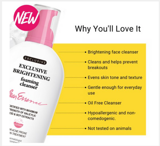 Exclusive Clear Essence Exclusive Brightening Foaming Cleanser 150ml