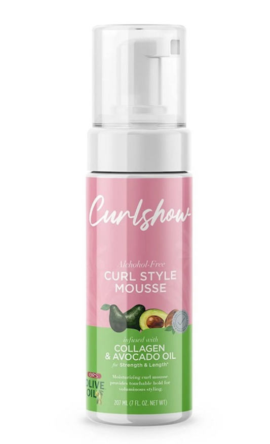 Organic Root Stimulator Olive Oil Curlshow Curl Style Mousse 7oz