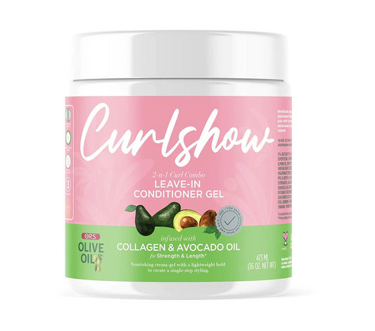 Organic Root Stimulator Olive Oil Curlshow Leave-in Conditioner Gel 16oz