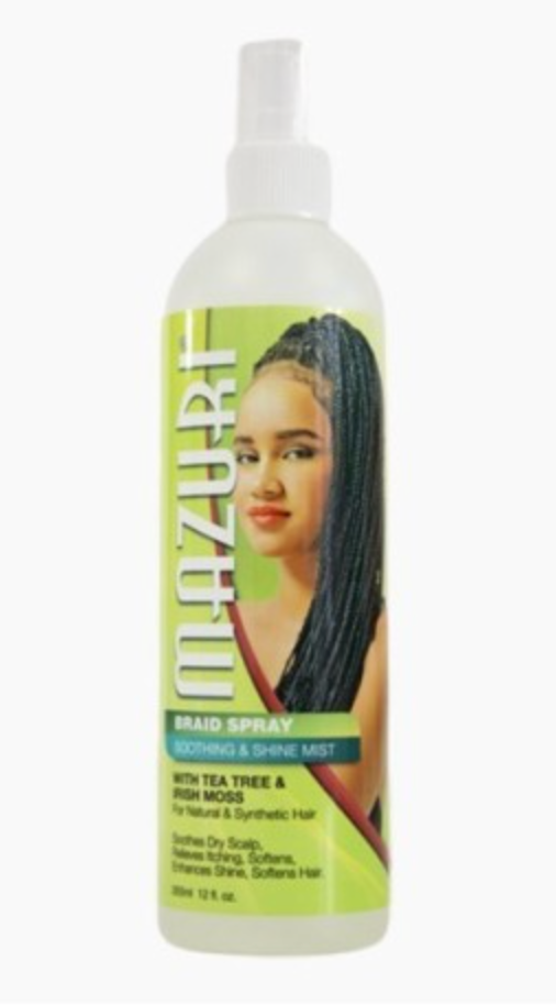 Mazuri Braid Spray Soothing And Shine Mist