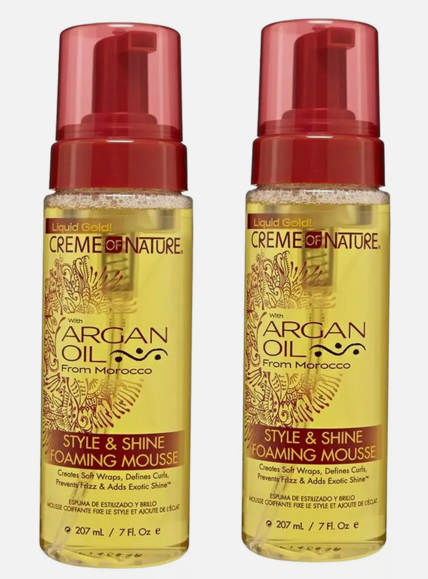 Creme Of Nature - Argan Oil Mousse X 2 - Bundle Deal