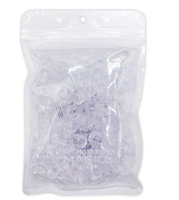 Magic Collection- 16mm ROUND HAIR BEADS