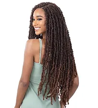 Cherish - Pre-Loop Crochet Braid 2X Value Pack Hair Extensions - Butterfly Locs 24''