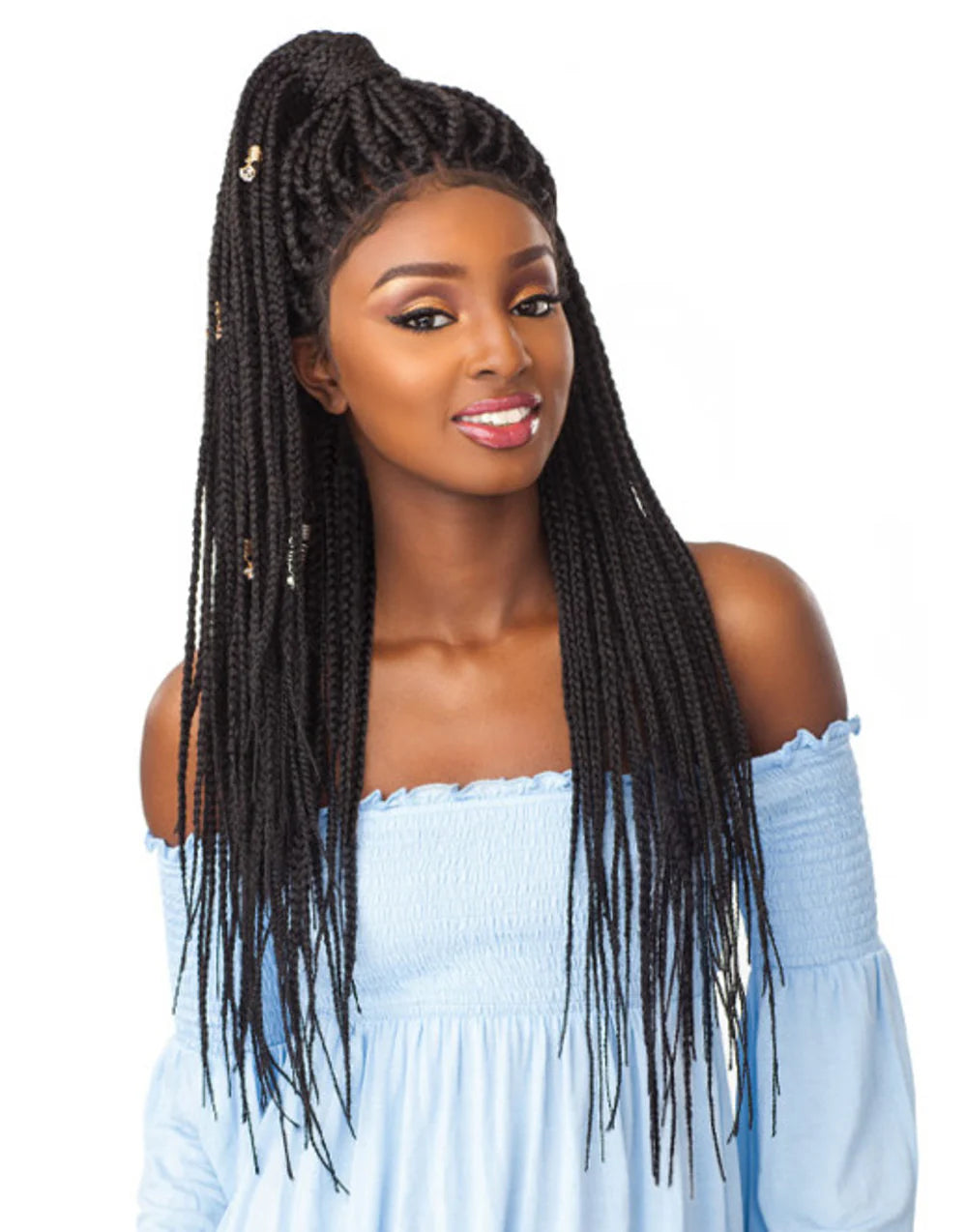 Sensationnel Cloud 9 Swiss Lace Box Braid Large Wig