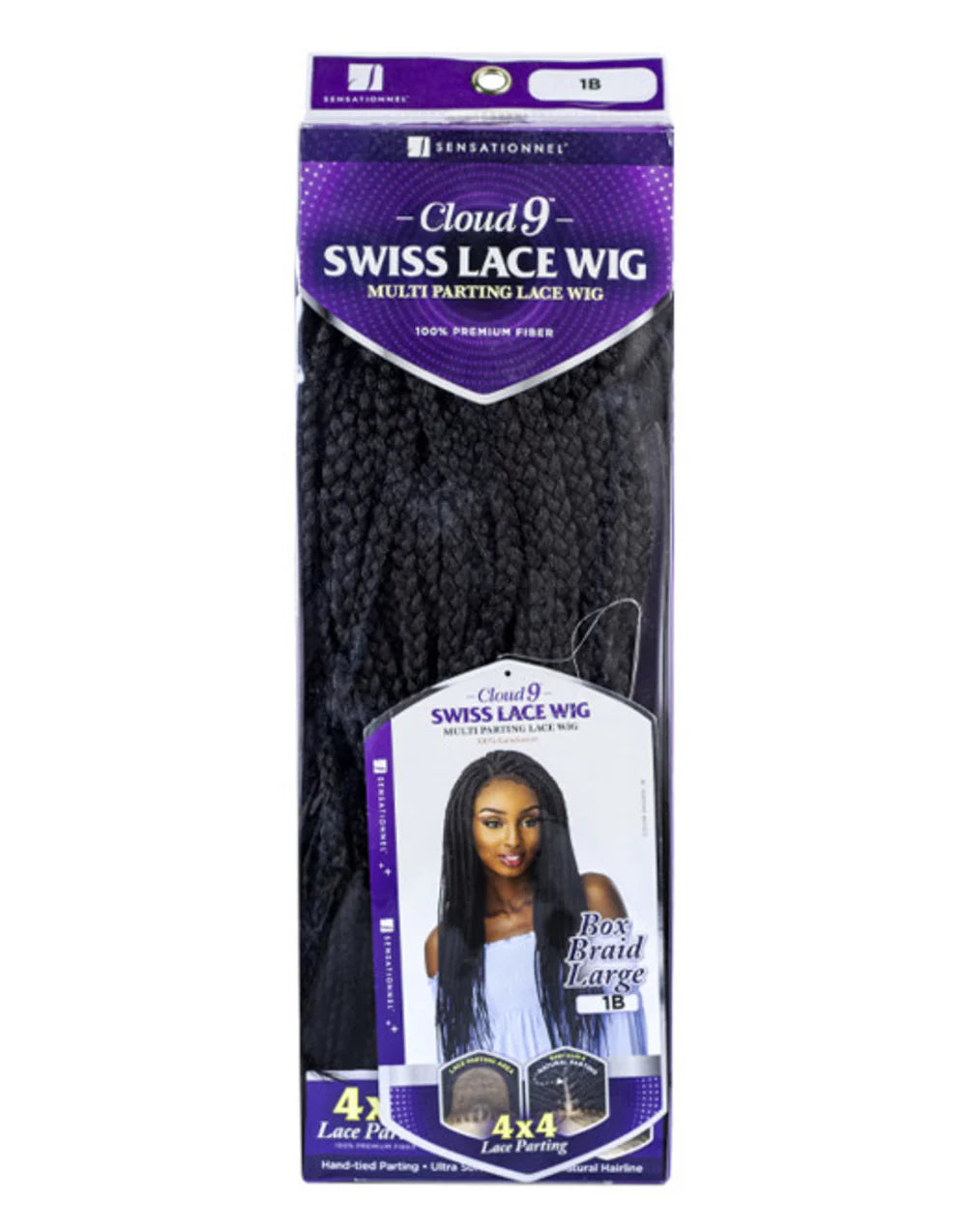 Sensationnel Cloud 9 Swiss Lace Box Braid Large Wig