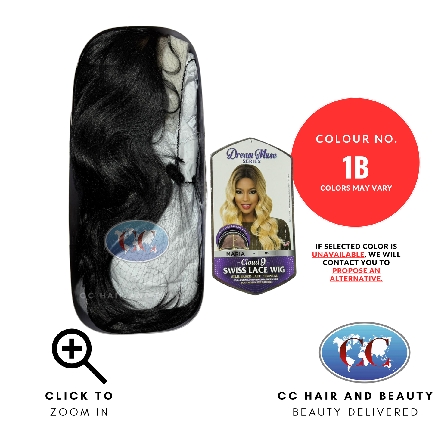 Sensationnel Cloud9 Dream Muse Human Hair Blend Swiss Lace Wig Silk Based Lace - Maria