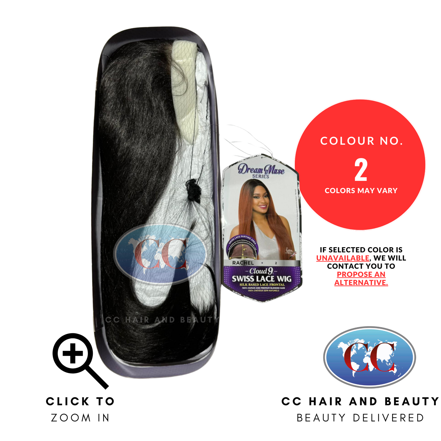 Sensationnel Cloud9 Dream Muse Series Swiss Silk Based Lace Frontal Wig - Rachel-Colour 2