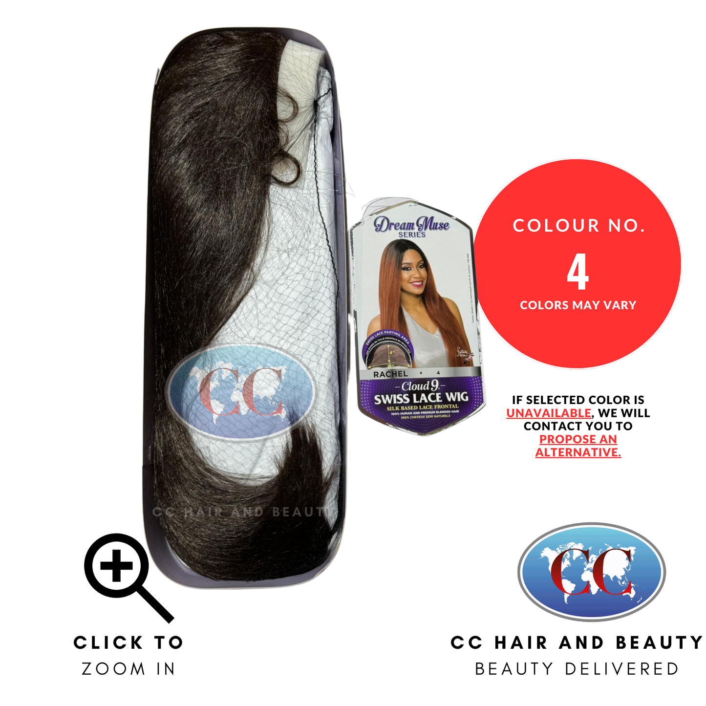 Sensationnel Cloud9 Dream Muse Series Swiss Silk Based Lace Frontal Wig - Rachel-Colour 4