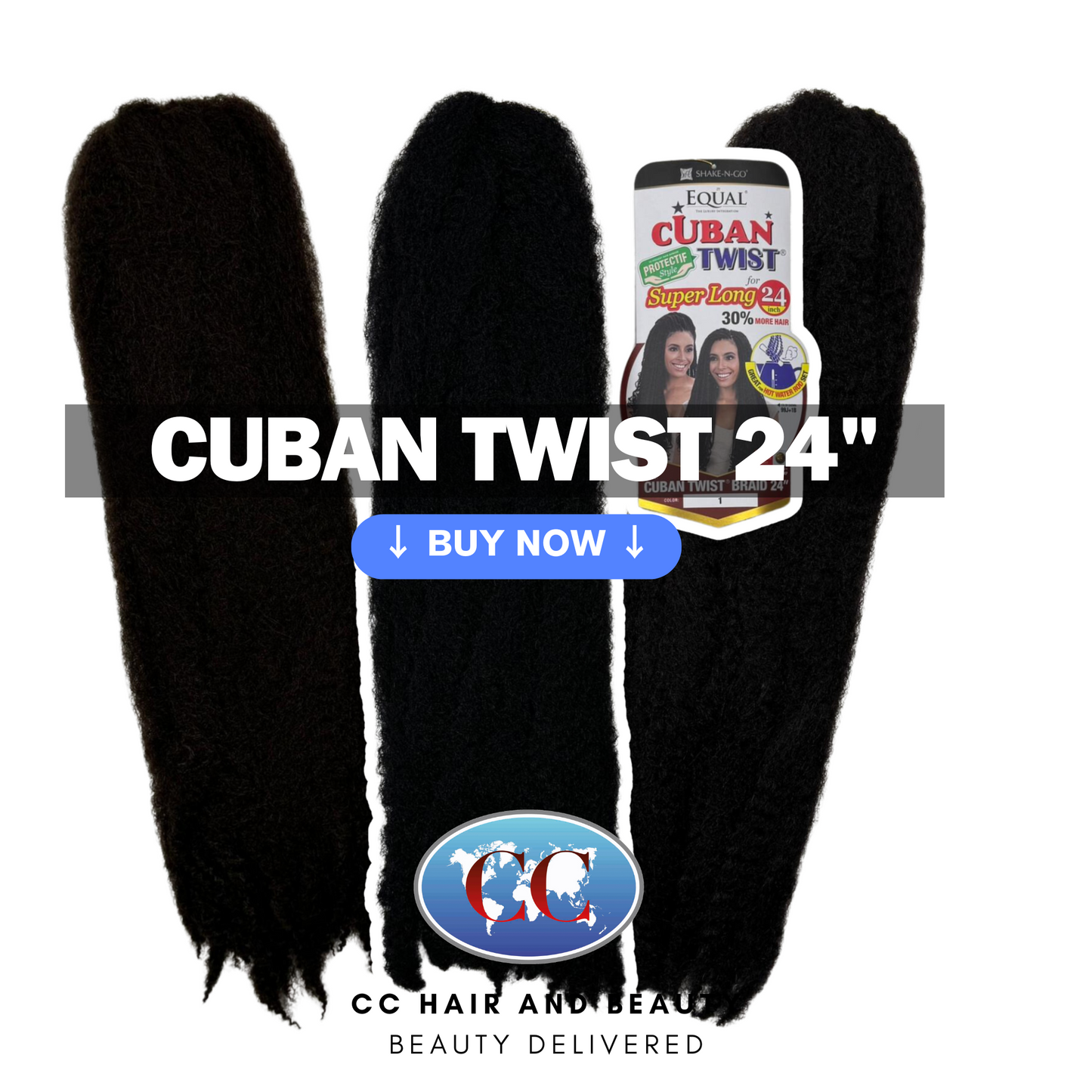 Shake-N-Go Double Strand Style Cuban Twist 24"