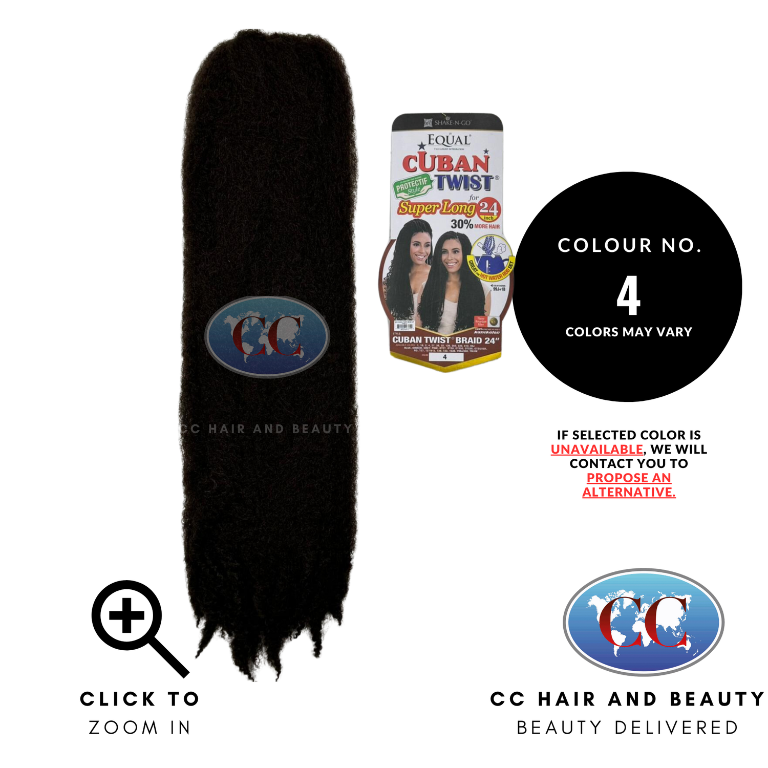 Shake-N-Go Double Strand Style Cuban Twist 24"-Colour 4