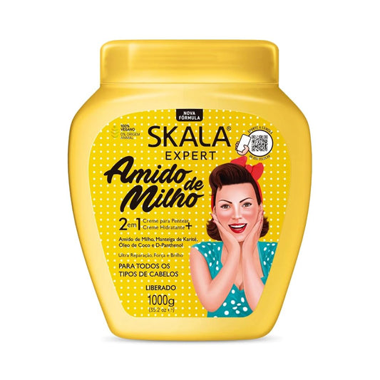 Skala Capillary Mask Corn Starch 1000ml - 7897042012732