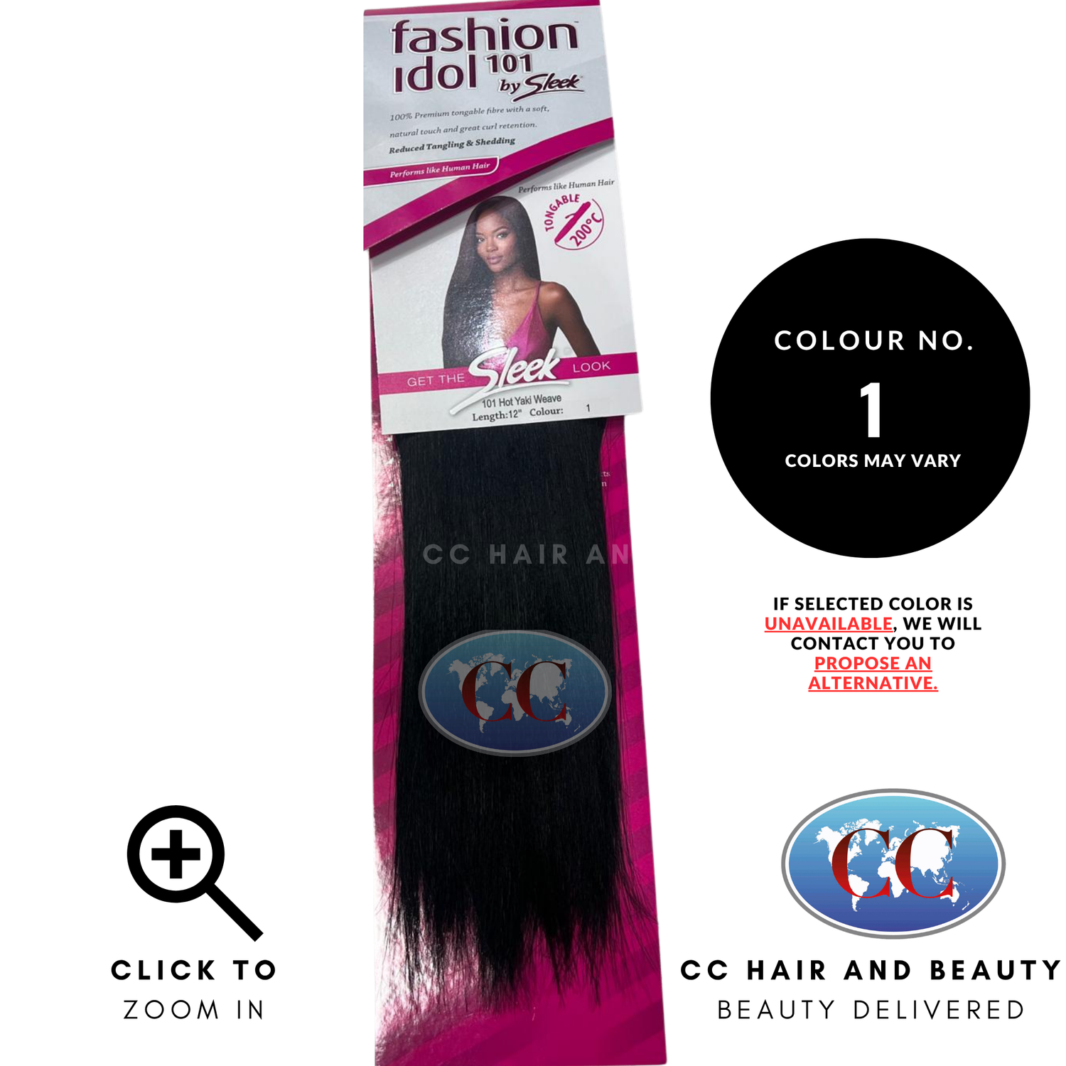 Sleek Fashion Idol 101 Hot Yaki Weave 14"- 1