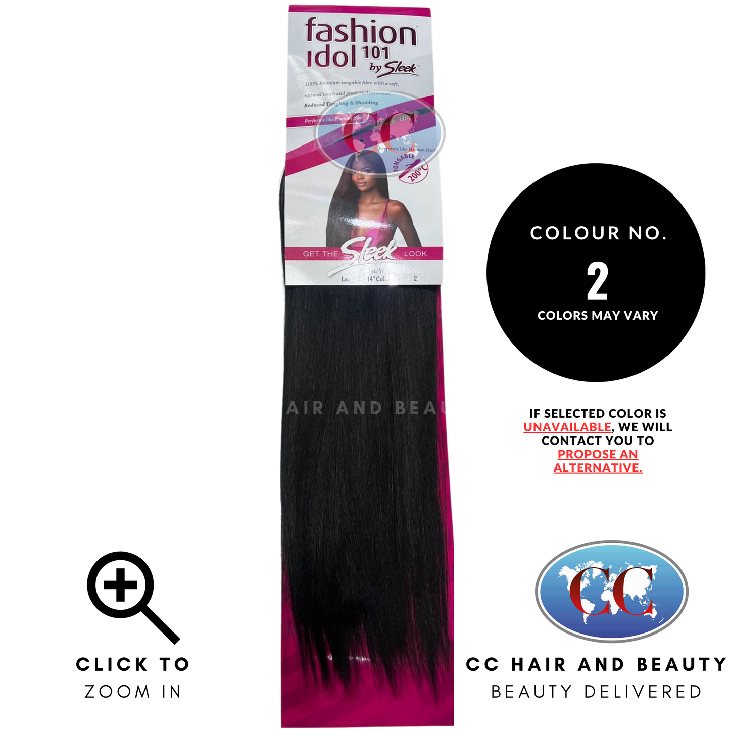Sleek Fashion Idol 101 Hot Yaki Weave 14"- 2
