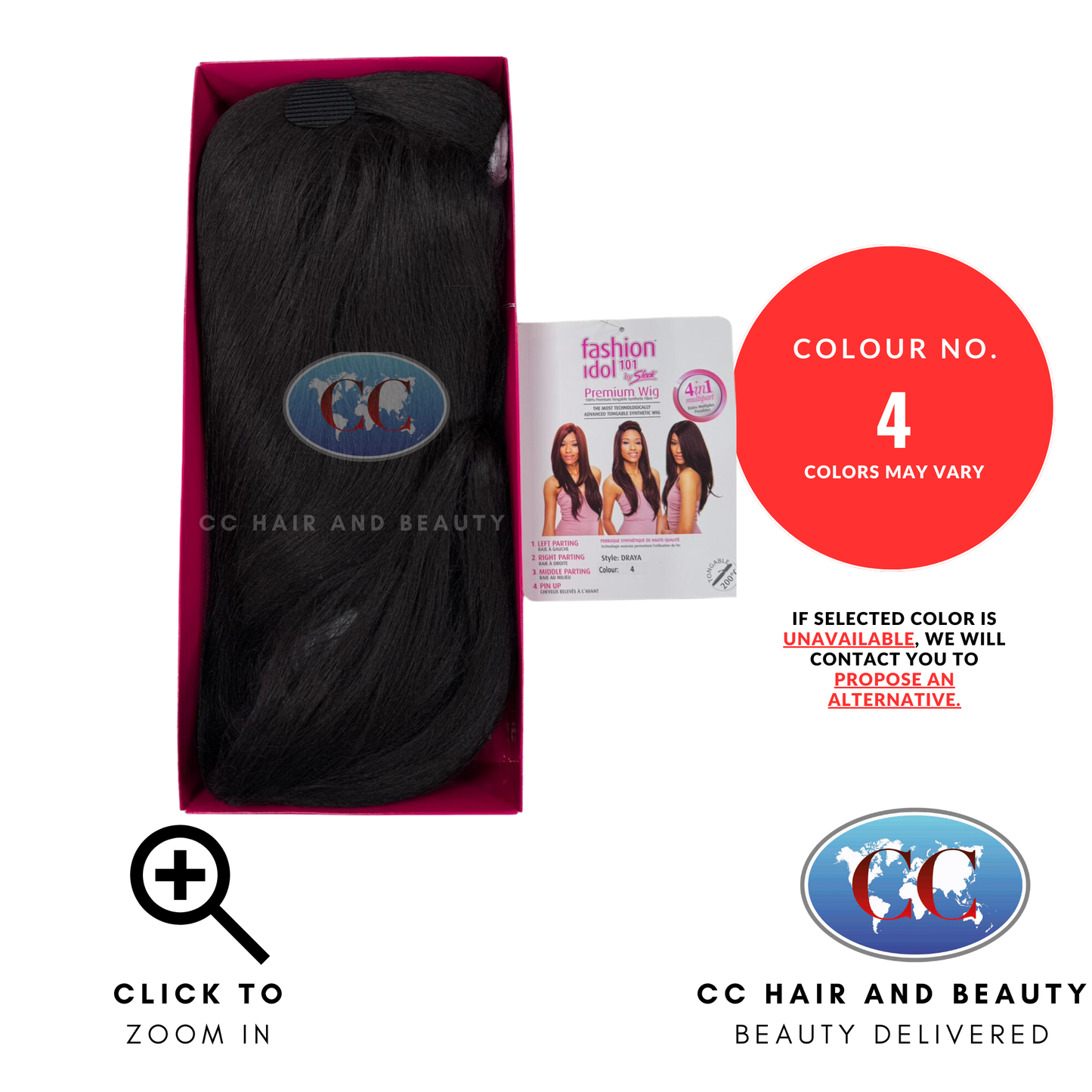 Sleek Fashion Idol Lace Wig - Draya Wig-Colour 4