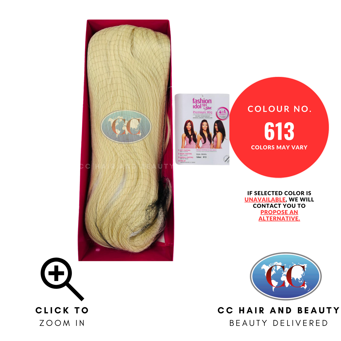 Sleek Fashion Idol Lace Wig - Draya Wig-Colour 613