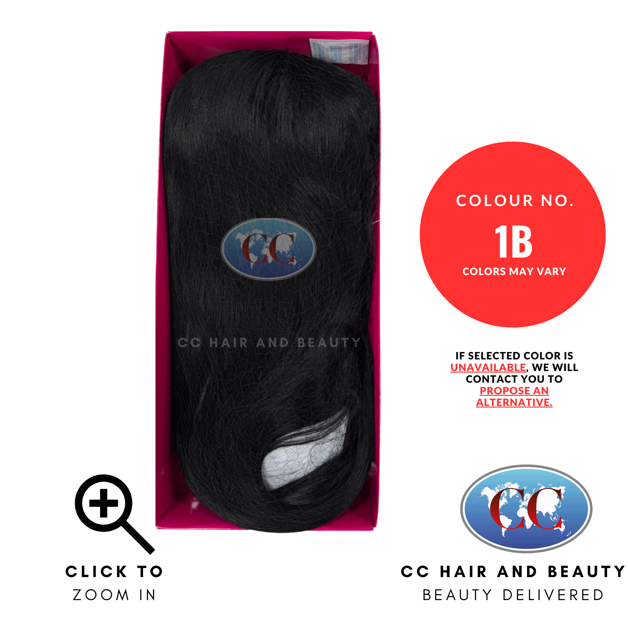 Sleek Fashion Idol Lace Wig - Nikki Wig-Colour 1B