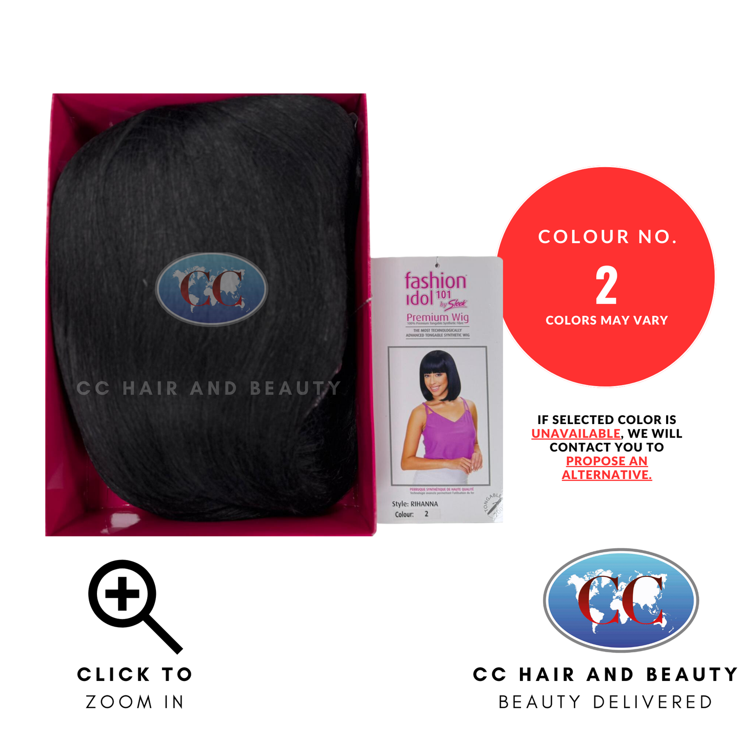 Sleek Fashion Idol Premium Wig - Rihanna Wig-Colour 2