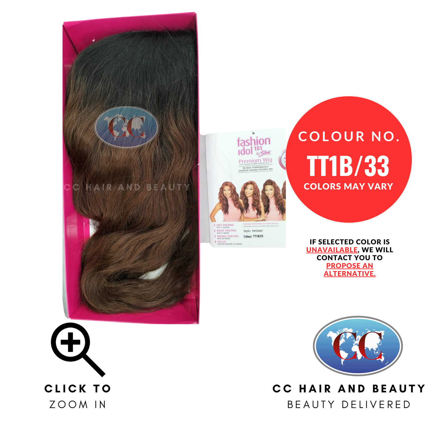 Sleek Fashion Idol Premium Wig - Tiffany Wig-Colour TT1B/33