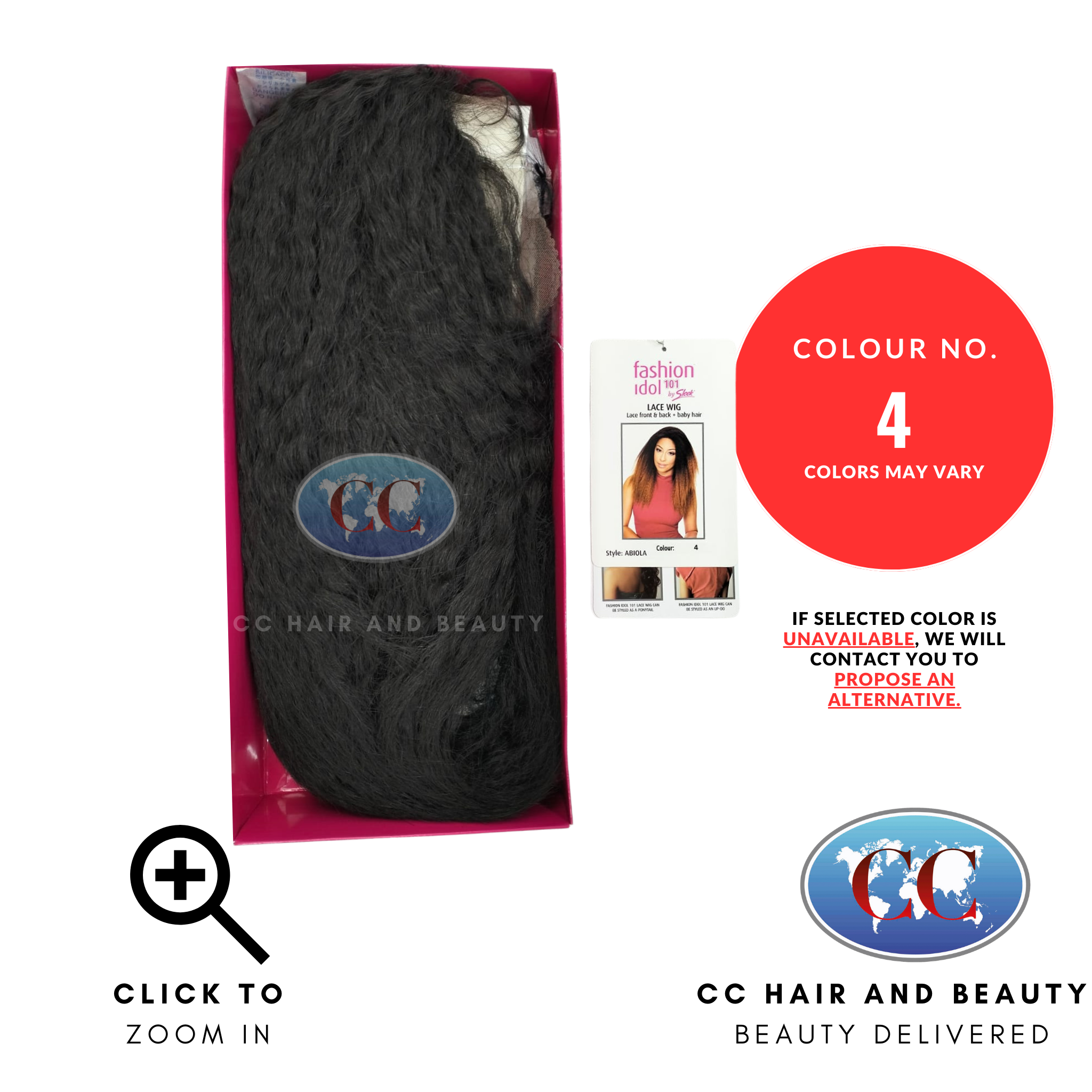 Sleek Fashion Idol Synthetic Hair Premium Wig - Abiola Wig-Colour 4