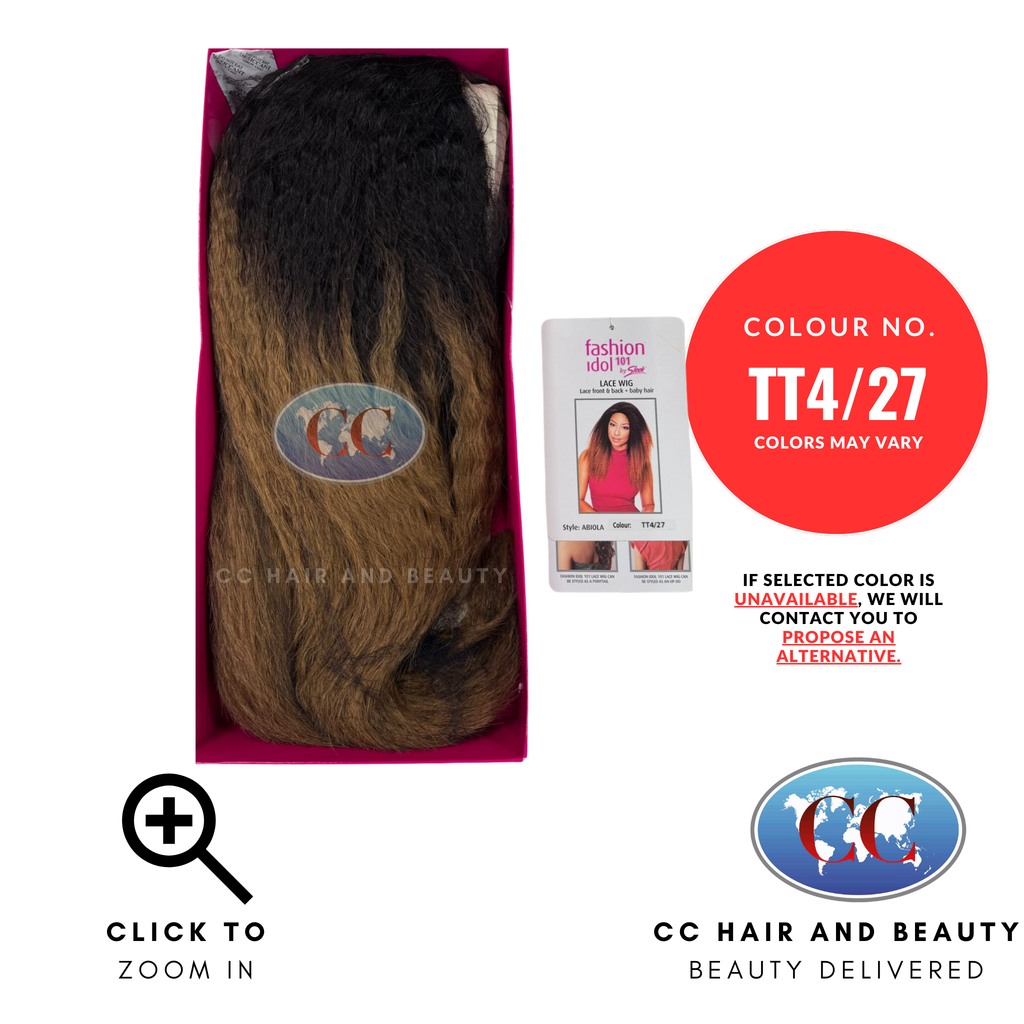Sleek Fashion Idol Synthetic Hair Premium Wig - Abiola Wig-Colour TT4/27