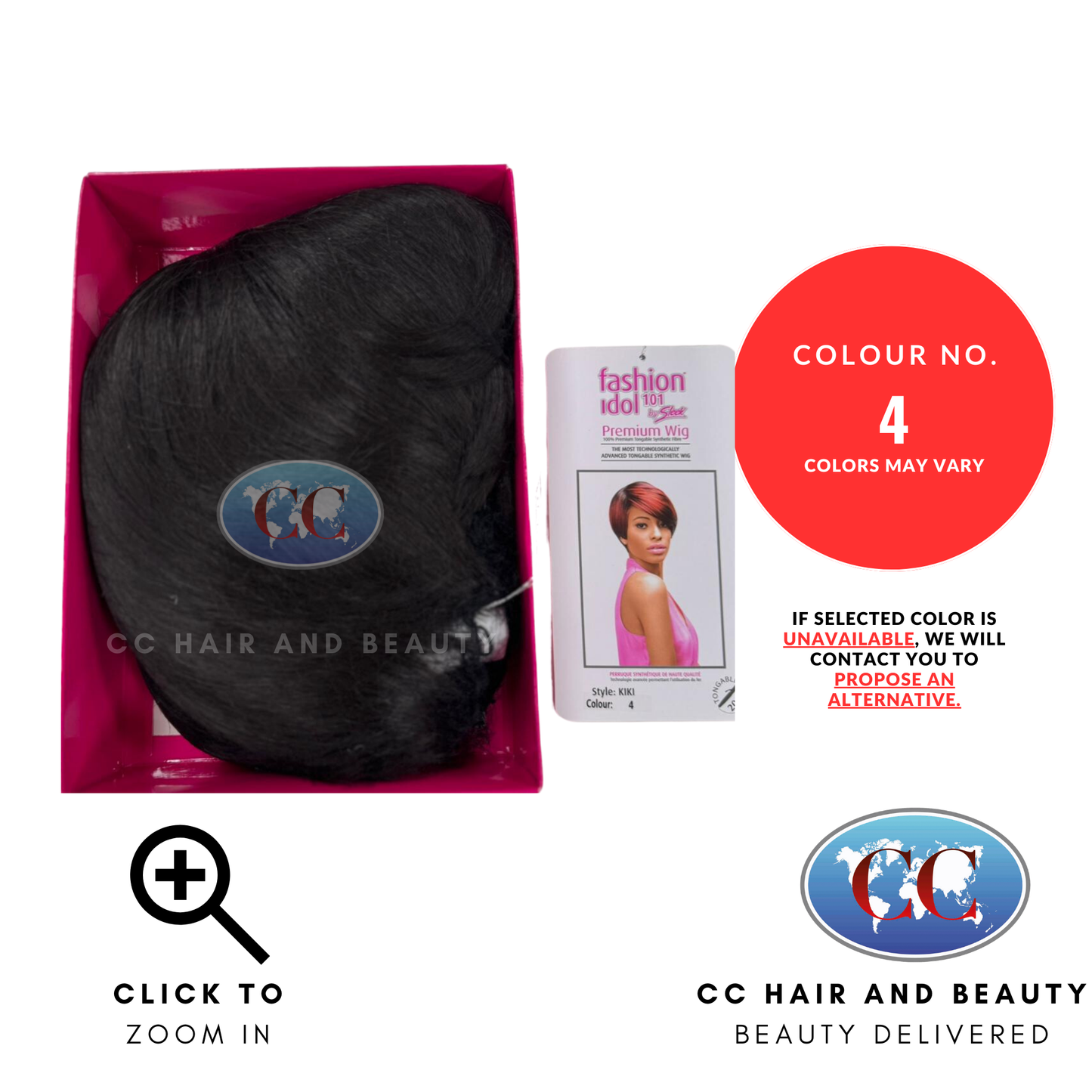 Sleek Fashion Idol Synthetic Premium Wig - Kiki-Colour 4