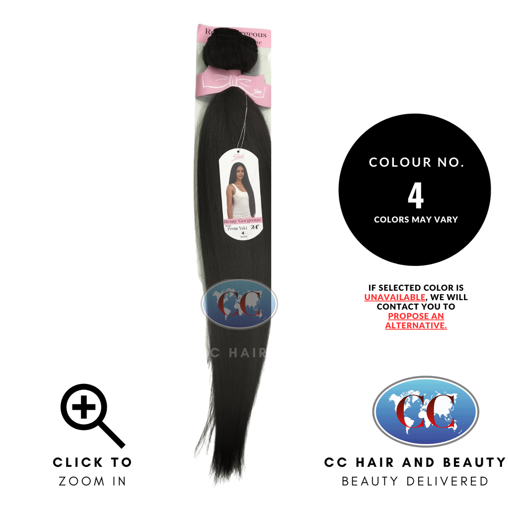 Sleek Hair Remy Gorgous Perm Yaki 24''- colour 4