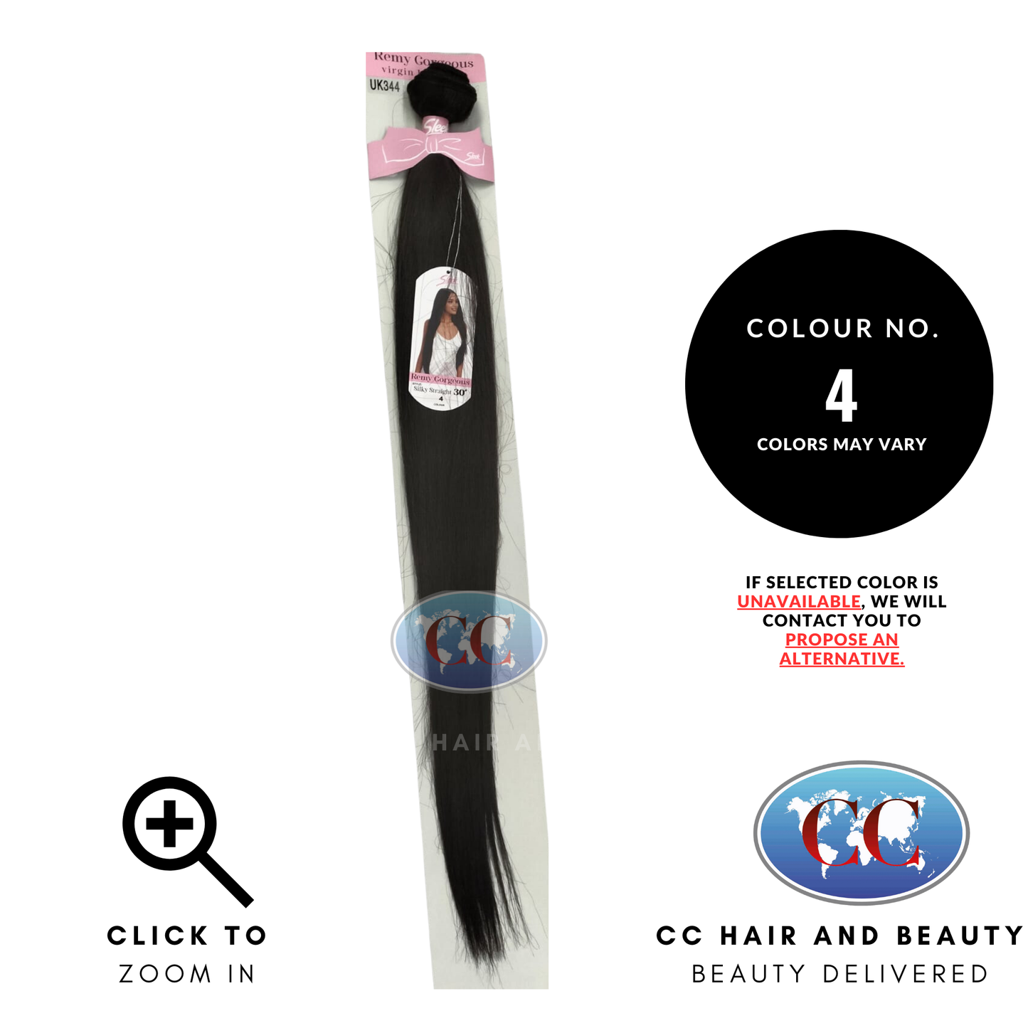 Sleek Hair Remy Gorgous Siky Straight- colour 4