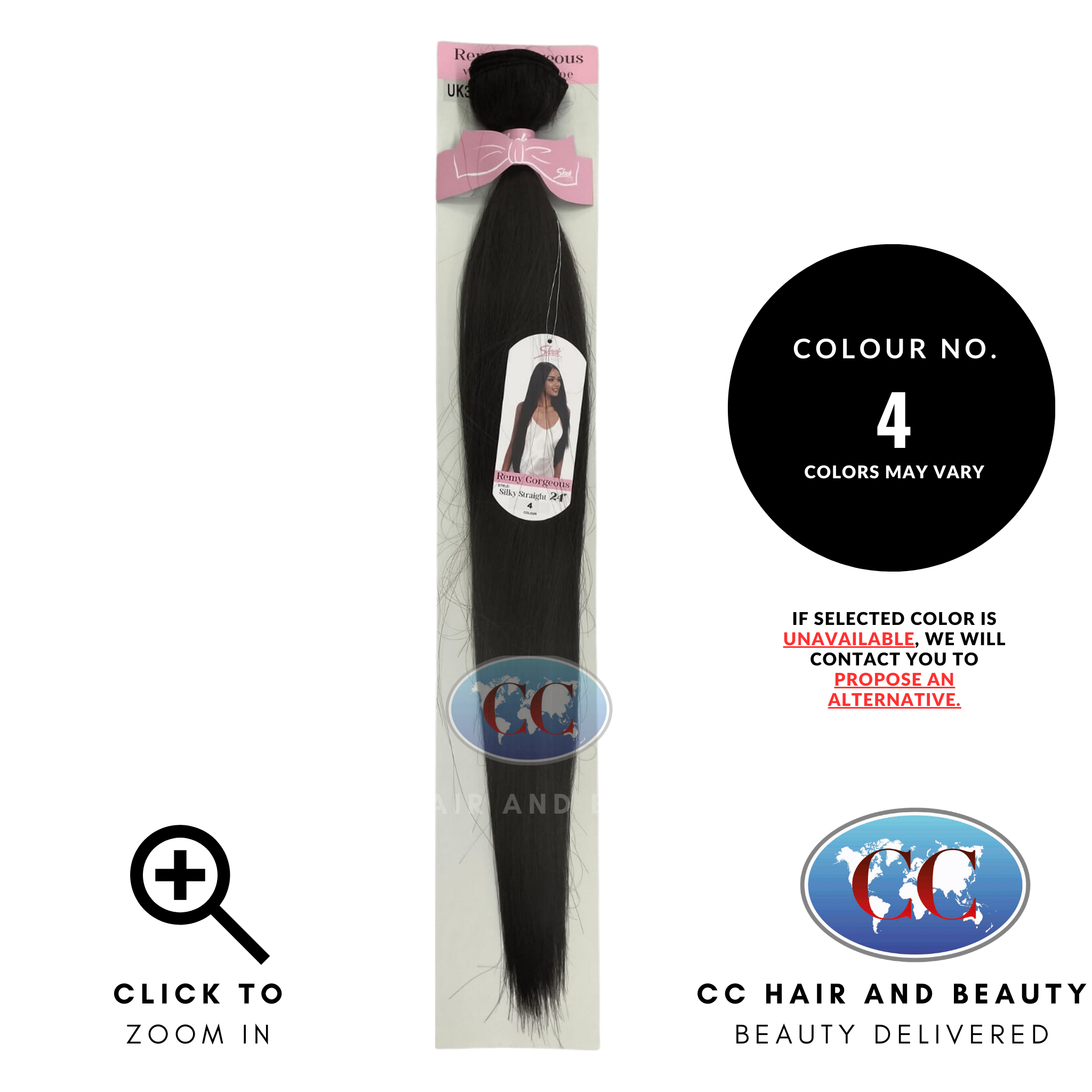 Sleek Hair Remy Gorgous Siky Straight 24''- colours 4