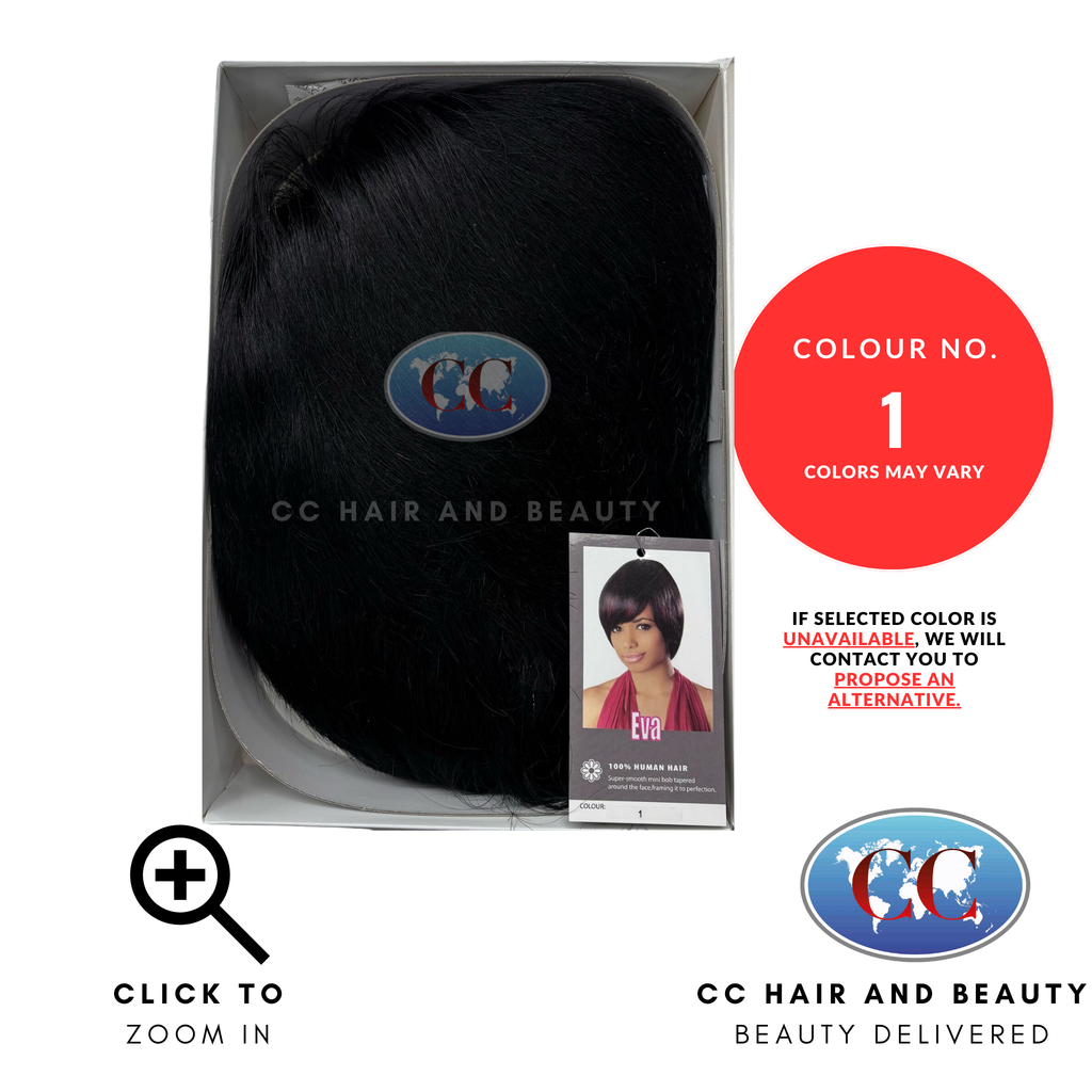 Sleek Human Hair Wig Fashion - Eva Wig-Colour 1