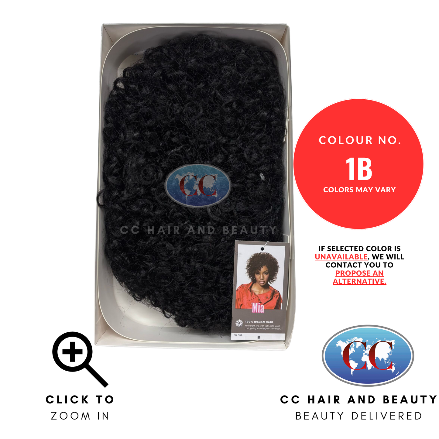 Sleek Human Hair Wig Fashion - Mia Wig-Colour 1B