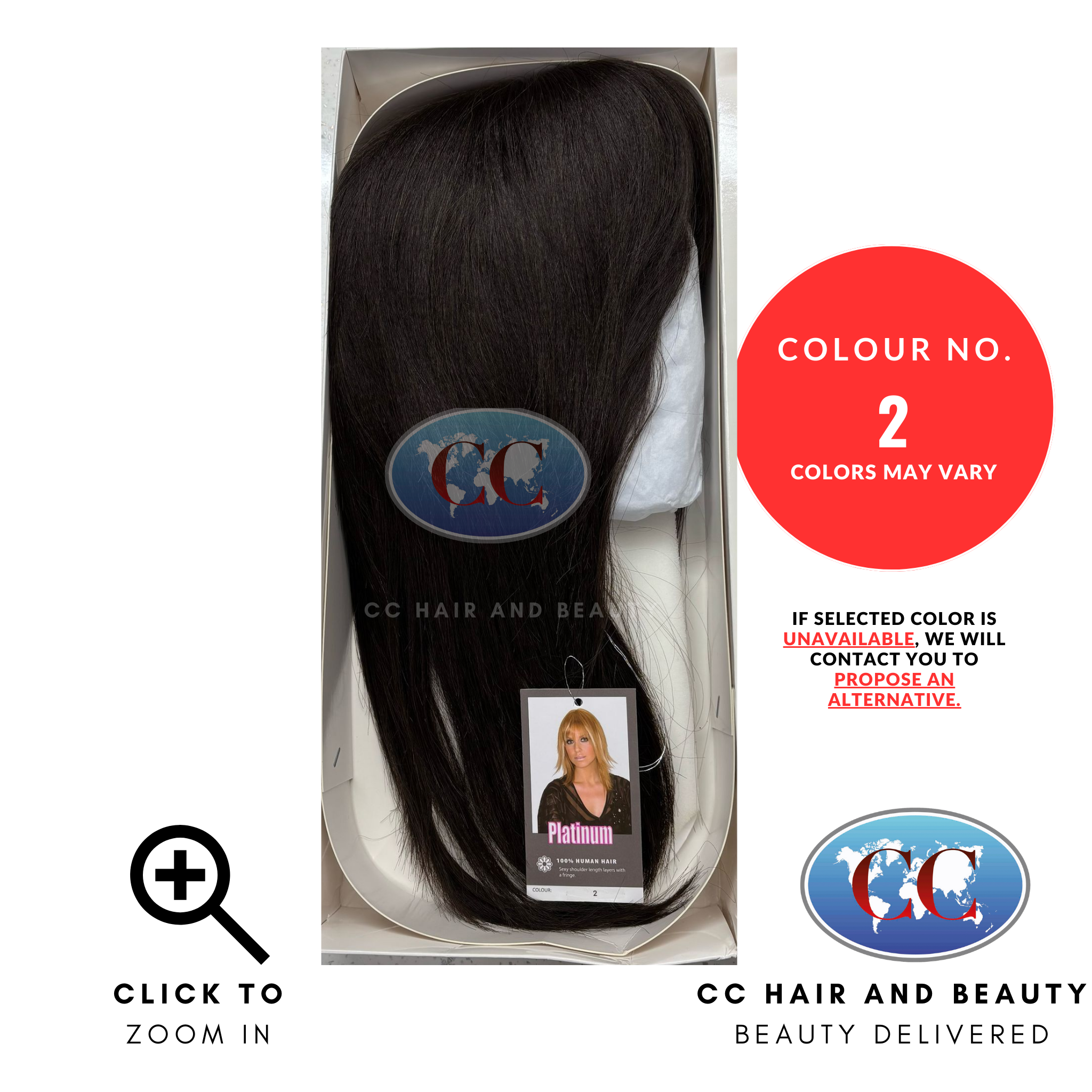 Sleek Human Hair Wig Fashion - Platinum Wig