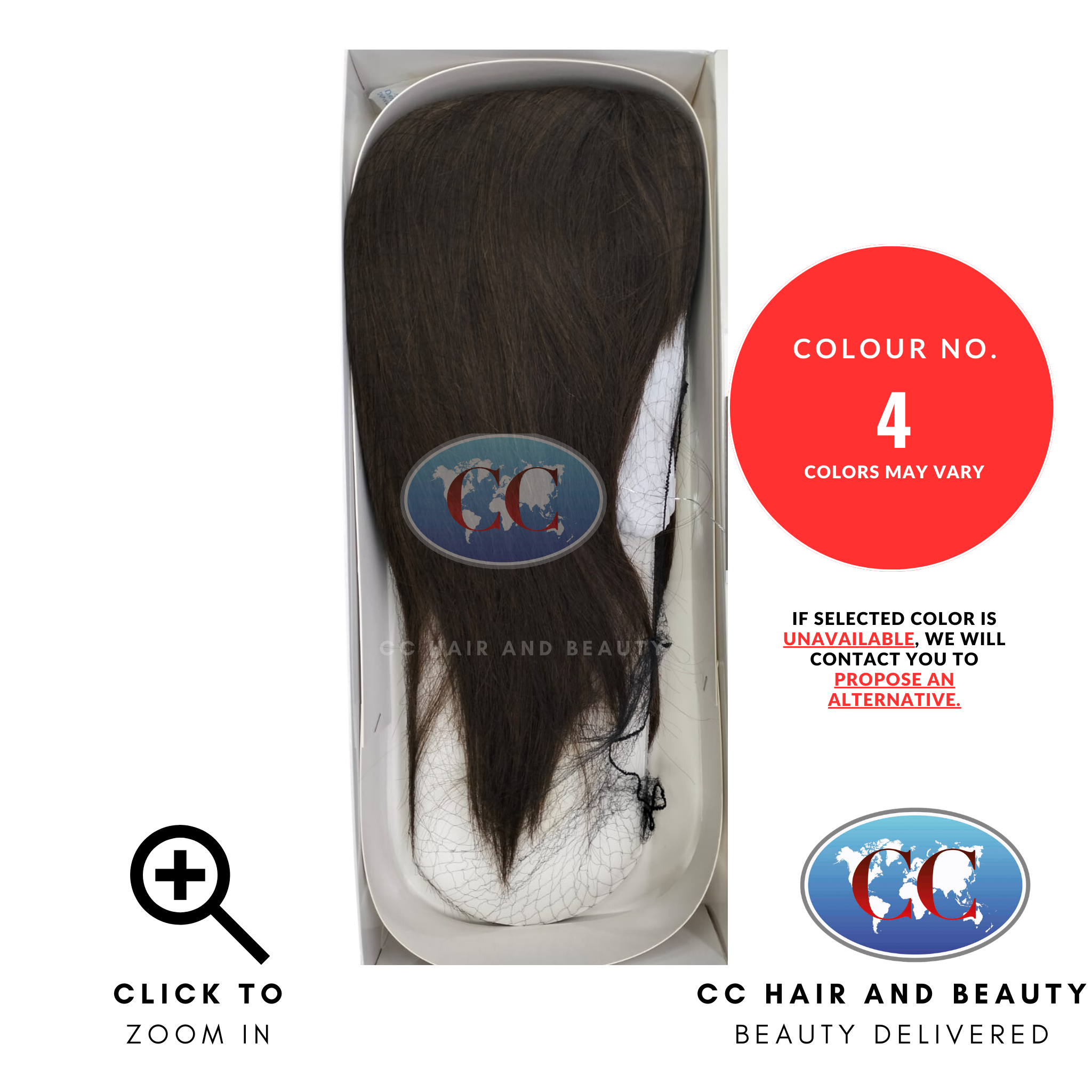 Sleek Human Hair Wig Fashion - Platinum Wig-Colour 4